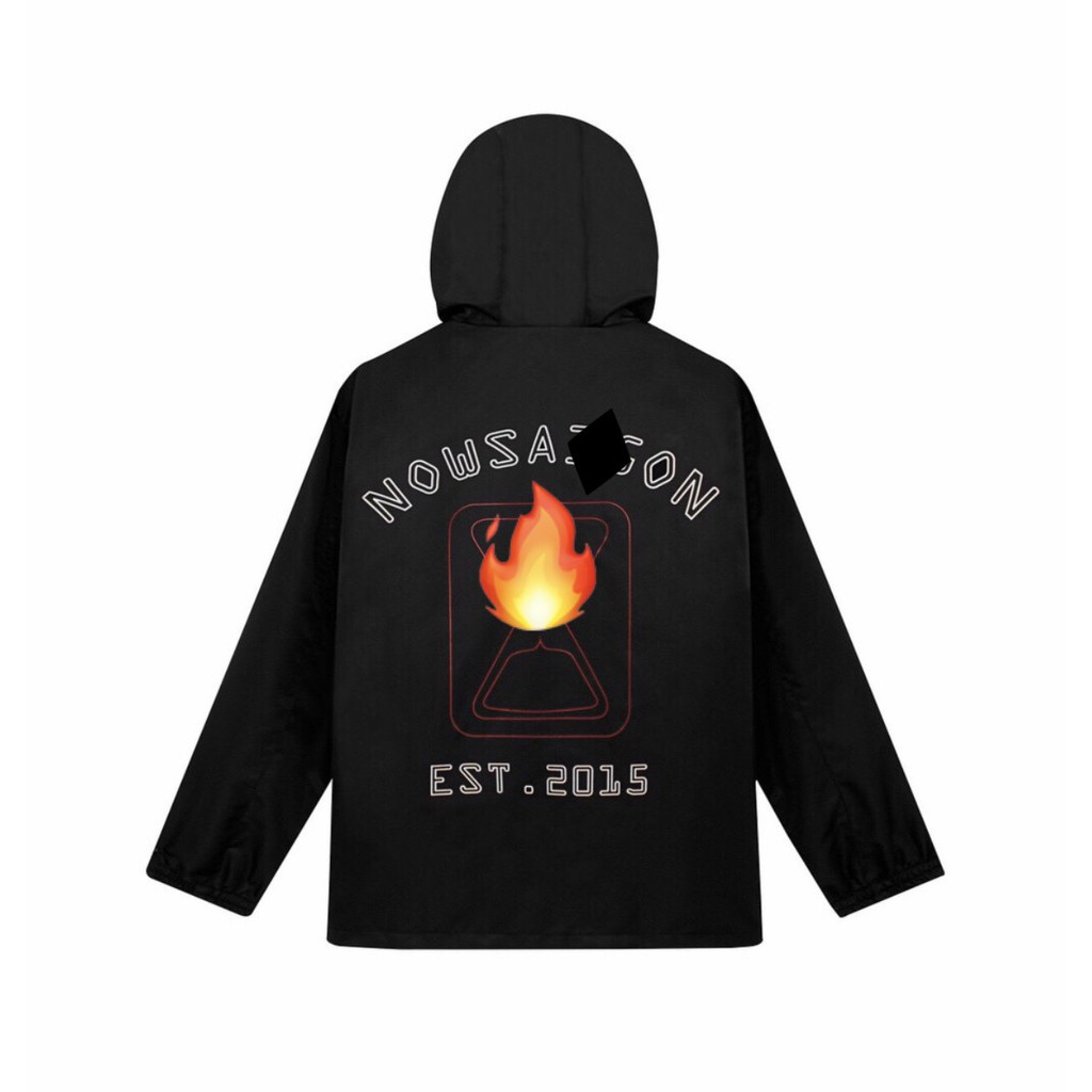 [Mã WASTUP giảm 10% tối đa 30K đơn 99K] Áo Khoác NOW SAI.GON. Ulzzang Unisex 1hitshop | BigBuy360 - bigbuy360.vn