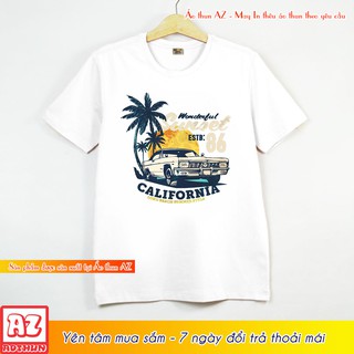 Áo thun Team Du lịch Biển California độc đáo - Form Rộng Mẫu mới F908