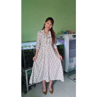 Đầm Maxi Na Trịnh  cổ bèo