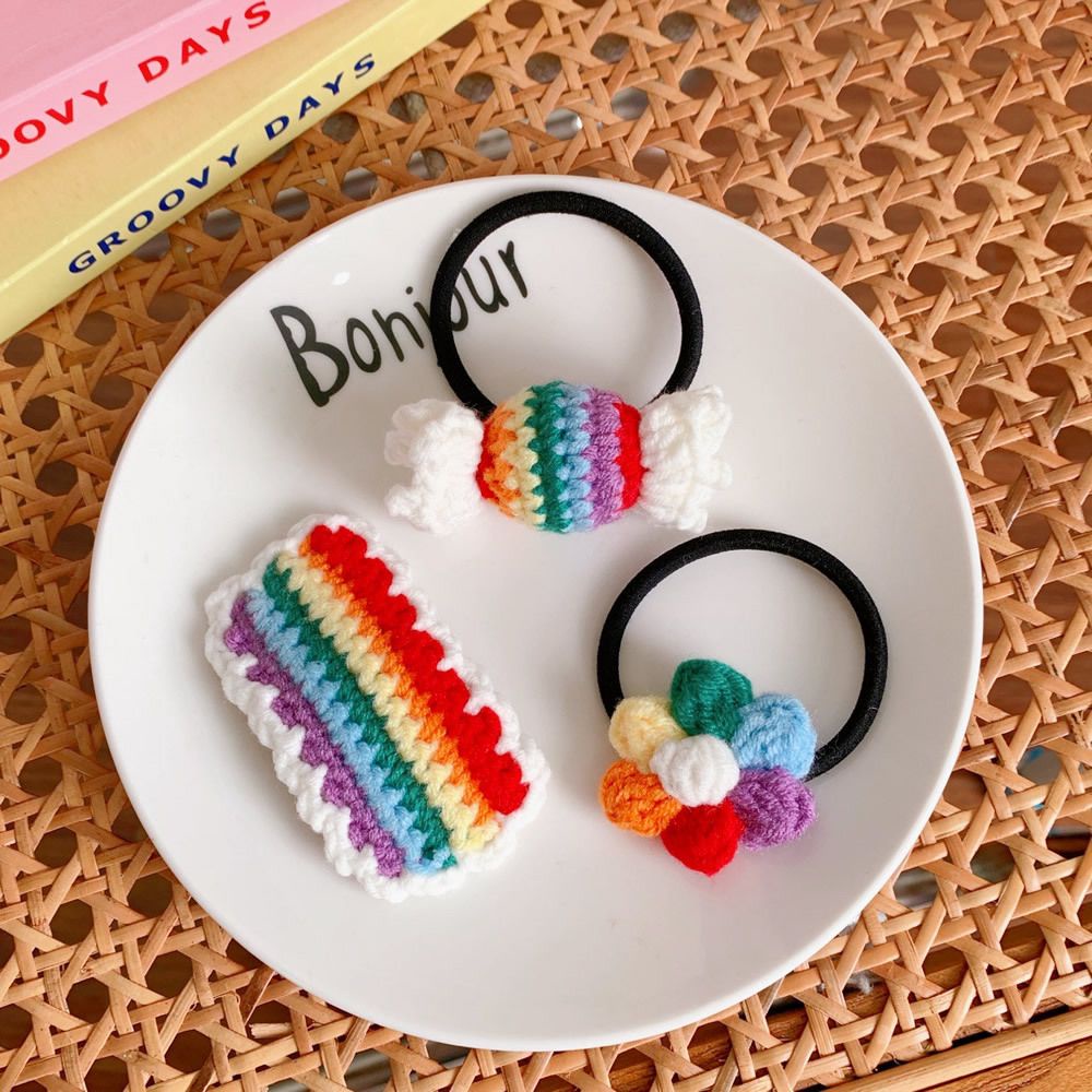 Kẹp Tóc Hình Hoa Nhiều Màu Sắc Dễ Thương Phong Cách Hàn Quốc Cho Nữ