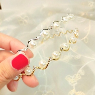 Bờm cài tóc đính hạt kiểu dáng tiểu thư dễ thương B01