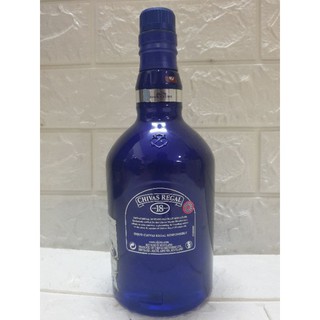 Vỏ chai trang trí nhà cửa Chivas 18 Blue Màu Xanh Loại 700ml