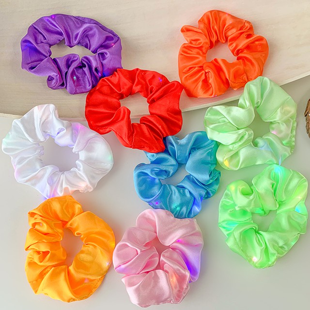 Dây buộc tóc có đèn LED phát sáng xinh xắn