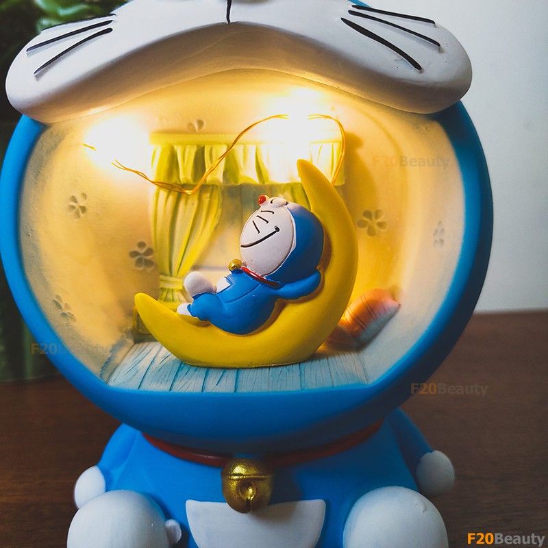 Đèn Led 3D Mèo Ú Đô Rê Mon Cute xinh xắn, đáng yêu - F20Beauty - Quà Tặng Sinh Nhật, Bạn Gái, Quà Lưu Niệm Độc Đẹp Lạ