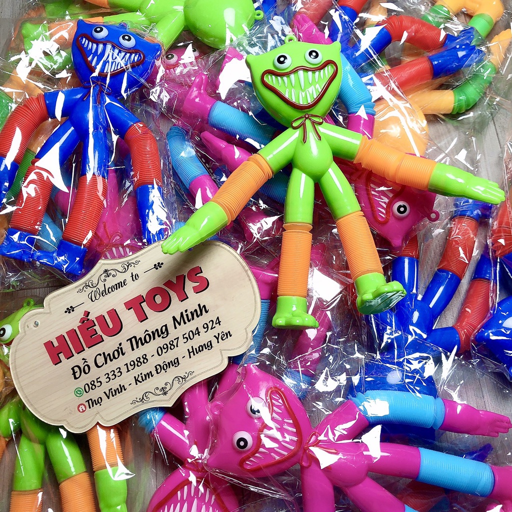 Đồ Chơi Huggy Wuggy Lò Xo Biến Hình Kéo Dãn Mọi Kiểu Dáng Cho Bé Hiếu Toys