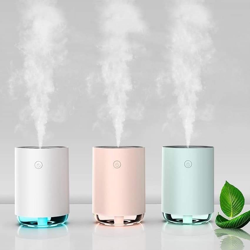 Máy Xông Tinh Dầu Mini Humidifier Màu Hồng