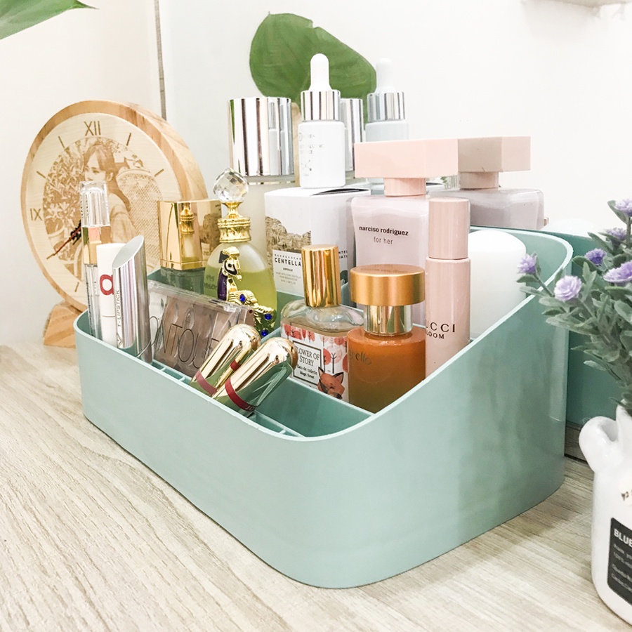 Kệ mỹ phẩm- 1 tầng giá - 2 tầng giá Sỉ - Chất liêu PP và ABS -Living on