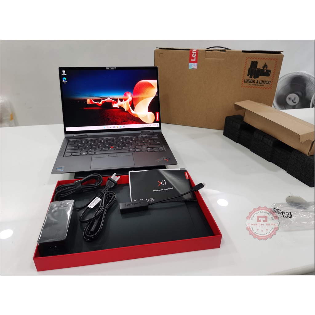 Laptop ThinkPad X1 Yoga Gen 6 2in1 i7-1185G7 / 16GB Ram / SSD 1TB / Màn hình 14" 4k - Hàng Nhập Khẩu Mới Fullbox