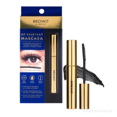 Cây chuốt long mi chốnǥ nước Browit by Nong Chat My Everyday Mascara Thái Lan