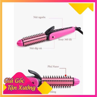 Máy Làm Tóc 3 Trong 1 NOVA (Uốn, Duỗi, Bấm) [HÀNG CHÍNH HÃNG]