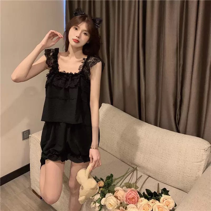 [Sẵn/ Sale Khủng] Đồ ngủ Jennie Lace Set ren đen/trắng siêu xinh | BigBuy360 - bigbuy360.vn