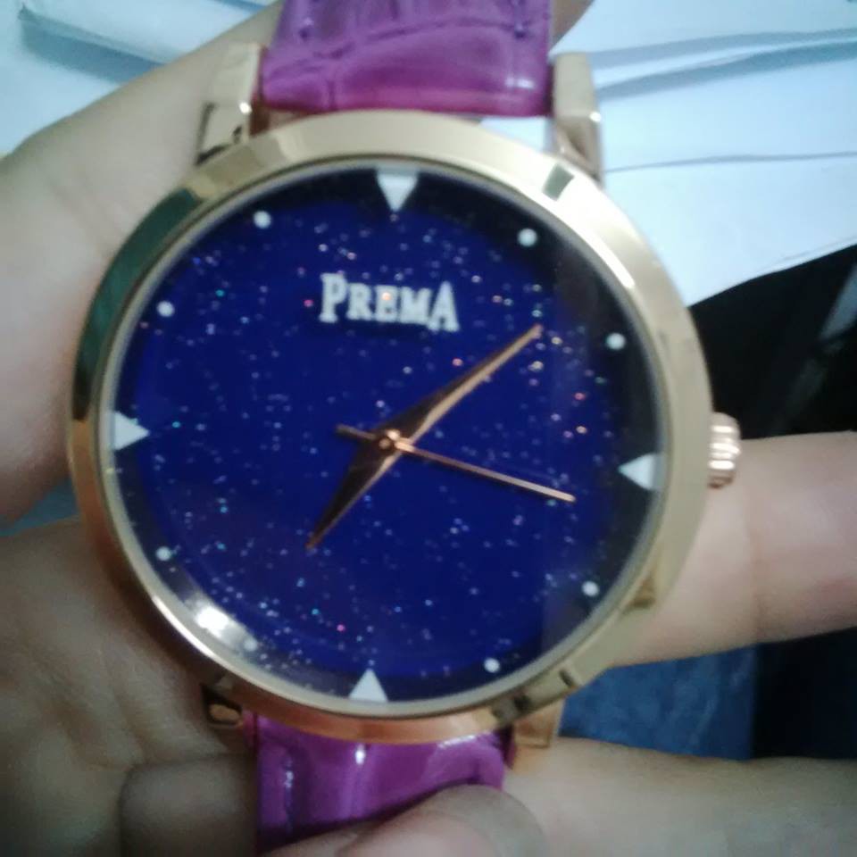 Đồng hồ nữ Prema P1 dây da chính hãng