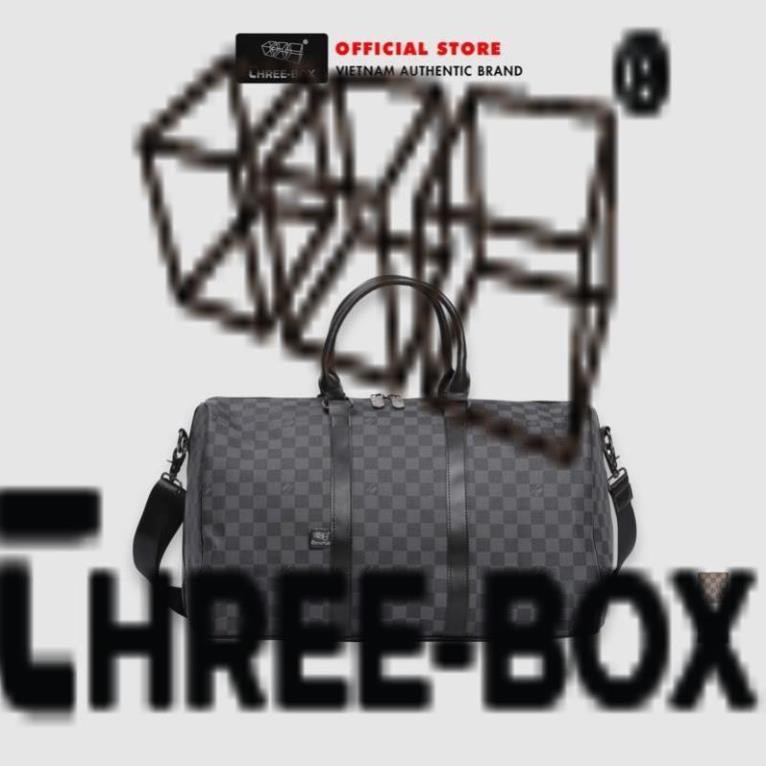 Túi xách du lịch Three-Box hoạ tiết Damier | TX8052