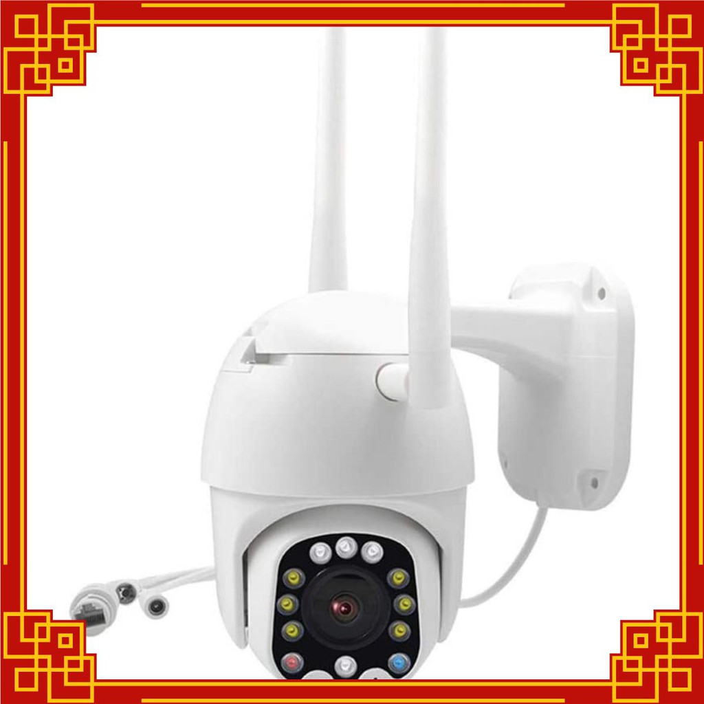 Camera IP Wifi Ngoài trời Yoosee Eye FF-C6W xoay 355 độ FullHD 1080P 8 LED hồng ngoại siêu xa