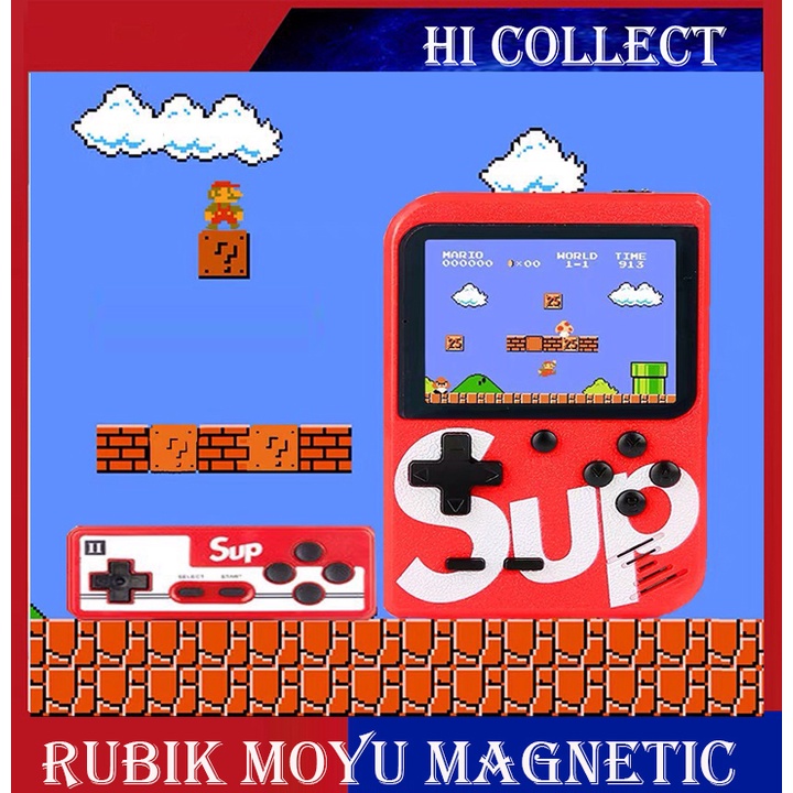Máy Chơi Game Cầm Tay Kinh Điển Sup 400 Trò Chơi - Kèm Tay Cầm Chơi Game 2 Người