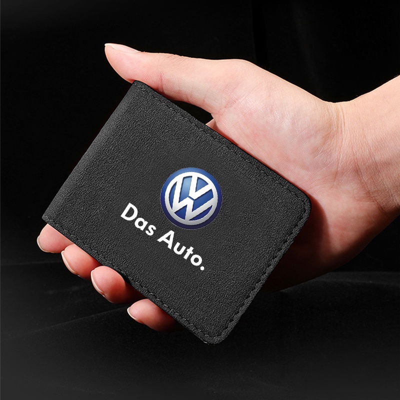 Bao Da Đựng Bằng Lái Xe Siêu Mỏng in Logo Xe Hơi VW Volkswagen Jetta MK5 Golf Passat 3B7 601 171