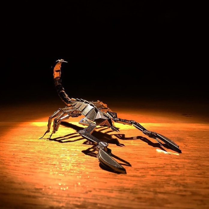 Mô Hình Kim Loại Lắp Ráp 3D Metal Mosaic Bọ Cạp Scorpion [chưa ráp]