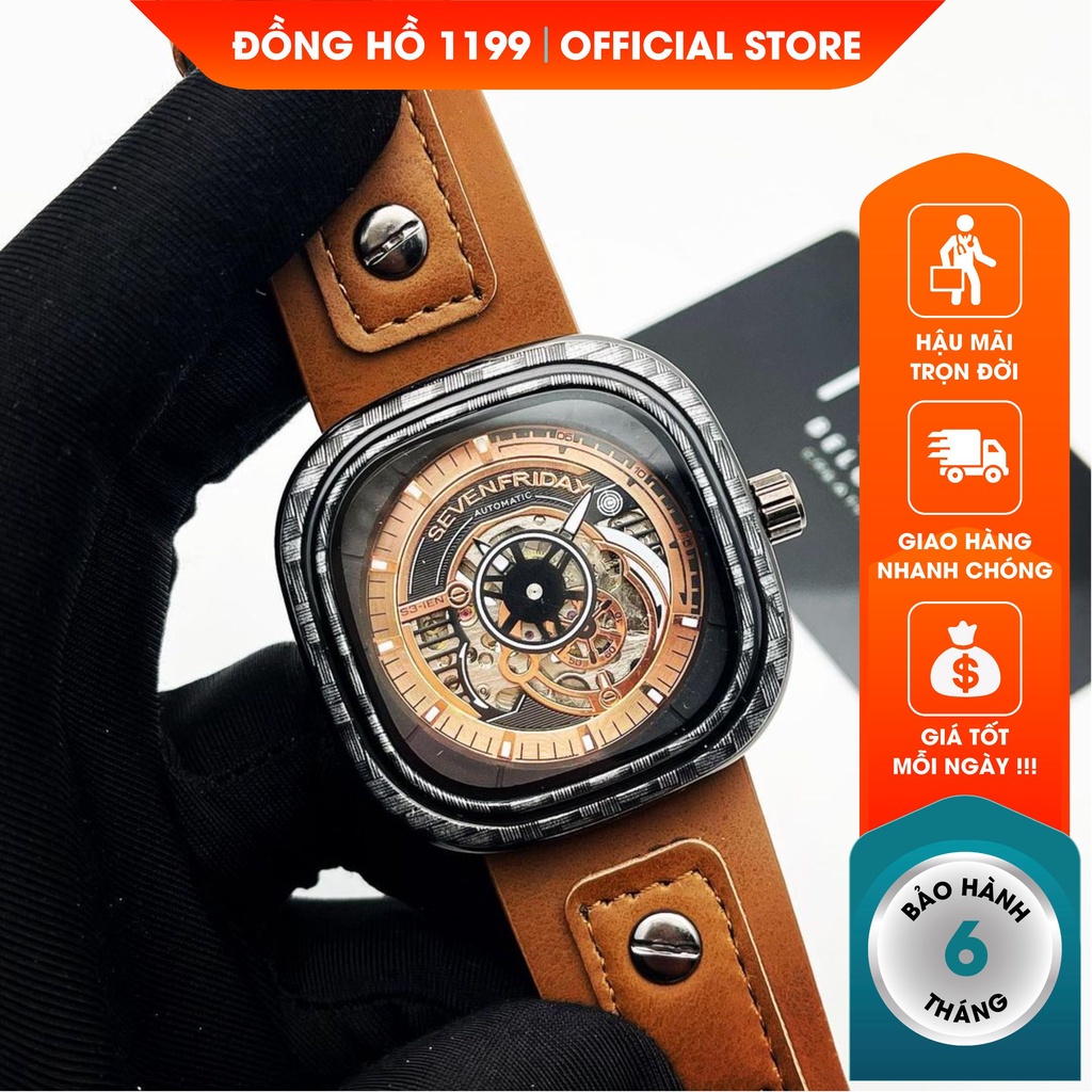 [QUÀ TẶNG] Đồng hồ cơ dây da - Đồng Hồ Nam Chống Nước Chống Xước Máy Chạy Cơ Bền Bỉ Thép Đặc 6264.PL - 1199 Watches | BigBuy360 - bigbuy360.vn