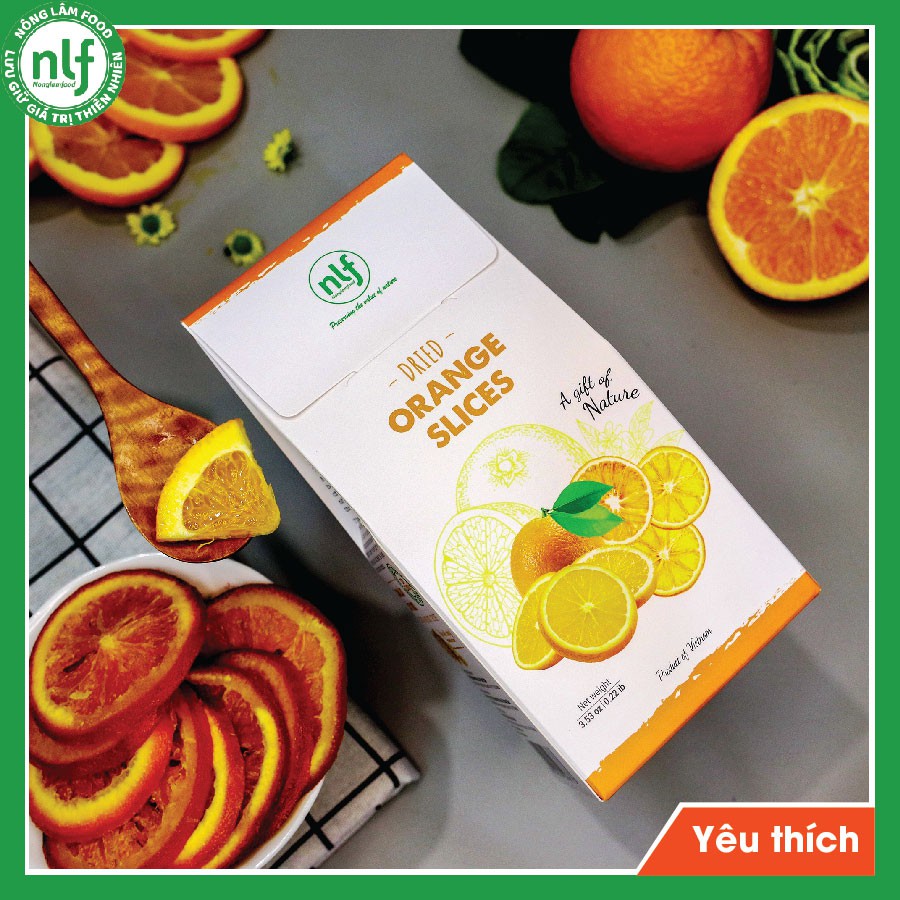 Cam Lát Sấy Dẻo (Dried Orange Slices) - Nông Lâm Food 100% Từ Thiên Nhiên