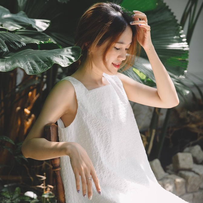 Chicka Chicka - Áo kiểu White summer set - Top