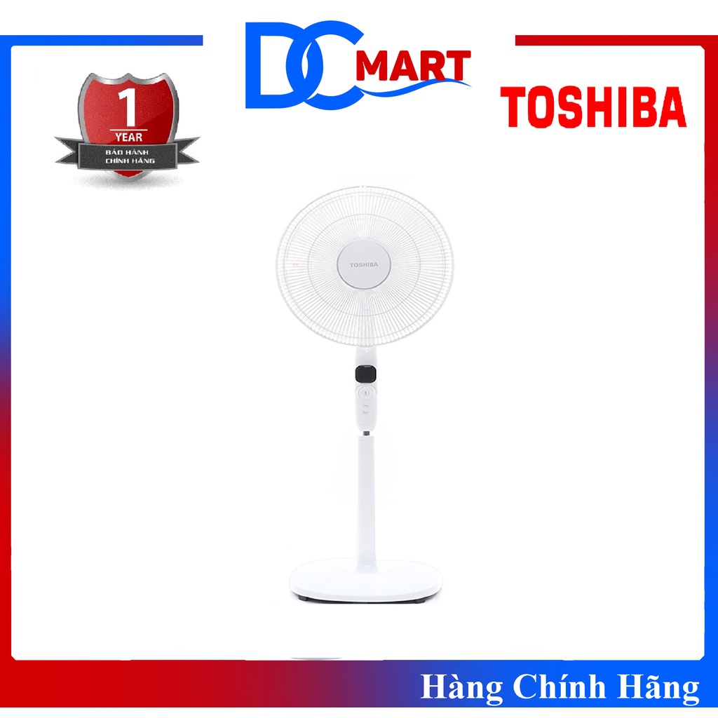 Quạt đứng Toshiba F-LSD10VN - Màu Trắng - Hàng Chính Hãng