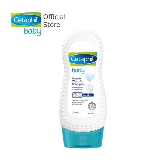 Sữa tắm gội 2 trong 1 Cetaphil Baby Gentle Wash &amp; Shampoo 230ml cho bé