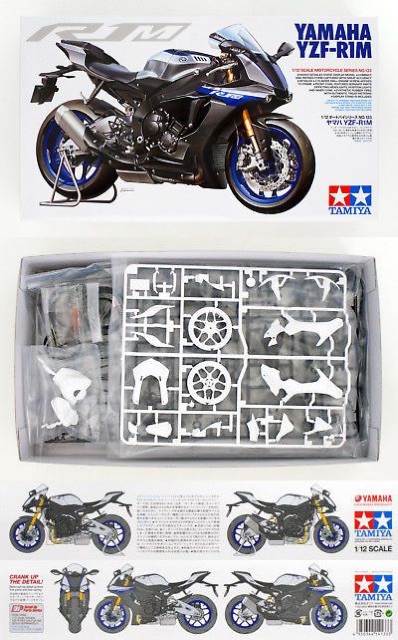 Xe mô hình môtô tamiya yamha R1M 1/12