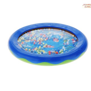 PSUPER Ocean Wave Bead Drum Gentle Sea Sound Musical Educational Toy Tool for Baby Kid Child