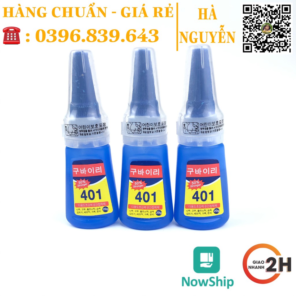 [HÀNG CHUẨN] KEO DÁN MÓNG - ĐÍNH ĐÁ 401