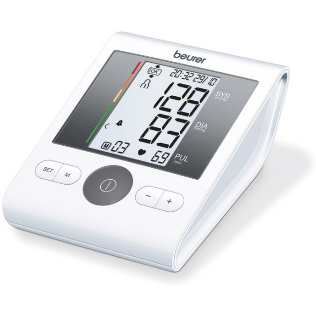 Máy đo huyết áp bắp tay tự động Beurer BM28A, máy đo huyết áp đức, hẹn giờ đo, máy đo huyết áp sạc pin,