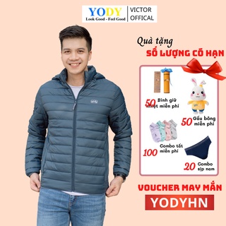 Áo Phao Nam YODY Có Mũ, Áo Khoác Nam Siêu Nhẹ Nhiều Màu Chính Hãng PHM4001