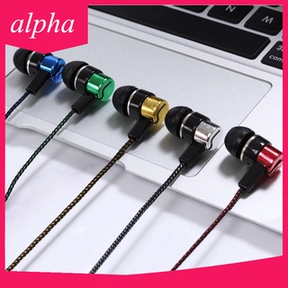 Tai Nghe Nhét Tai Dây Bện Chống Đông Cho Điện Thoại/Máy Tính/MP3