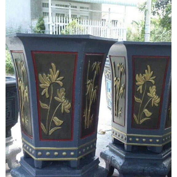 Khuôn đúc chậu lục giác ống cao 55