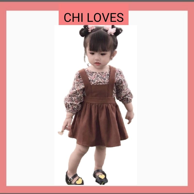 Váy bé gái 1 2 3 4 5 6 7 8 tuổi Chi Loves, Đầm bé gái hàng thiết kế cao cấp V28