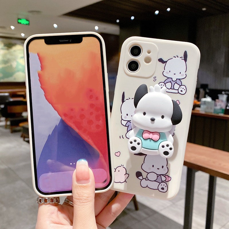 Ốp Điện Thoại Dẻo Họa Tiết Hoạt Hình Chú Chó pochacco Cho iphone 14 15 13 12 mini 11 pro max 6 6s 7 8 plus x xs max xr se 2020