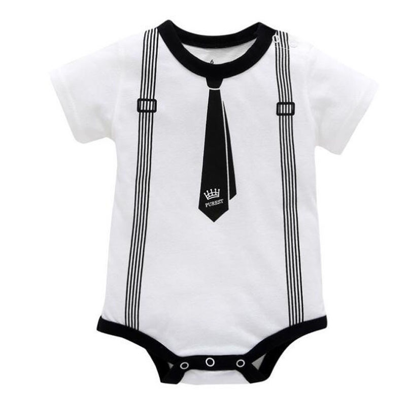 Áo Liền Quần Tam Giác Bằng Cotton Tay Ngắn In Họa Tiết One Piece Thanh Lịch Dành Cho Bé Trai Gái 0-18 Tháng Tuổi