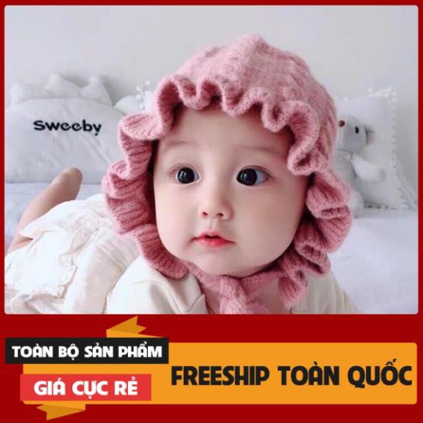 Mũ len tai bèo cho cột dây phiên bản 2025 cho bé yêu
