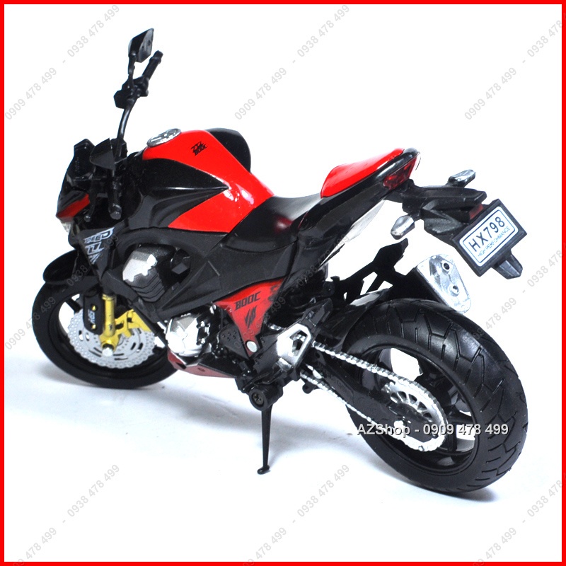 Xe Mô Hình Moto Kiểu Dáng Z800 2014 Tỉ Lệ 1:12  - 8698.3