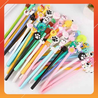 Combo 20 Bút Bi Nước Hình Thú Cute
