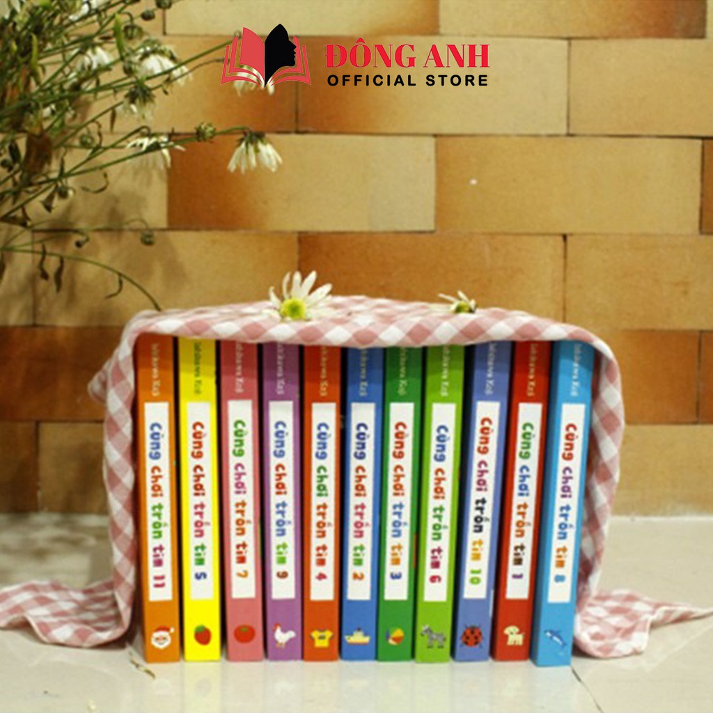 Sách - Ehon Lẻ 1 cuốn Cùng Chơi Trốn Tìm dành cho bé từ 0-6 tuổi
