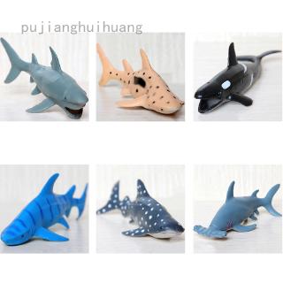 Mô Hình Cá Mập Bằng Nhựa Sống Động