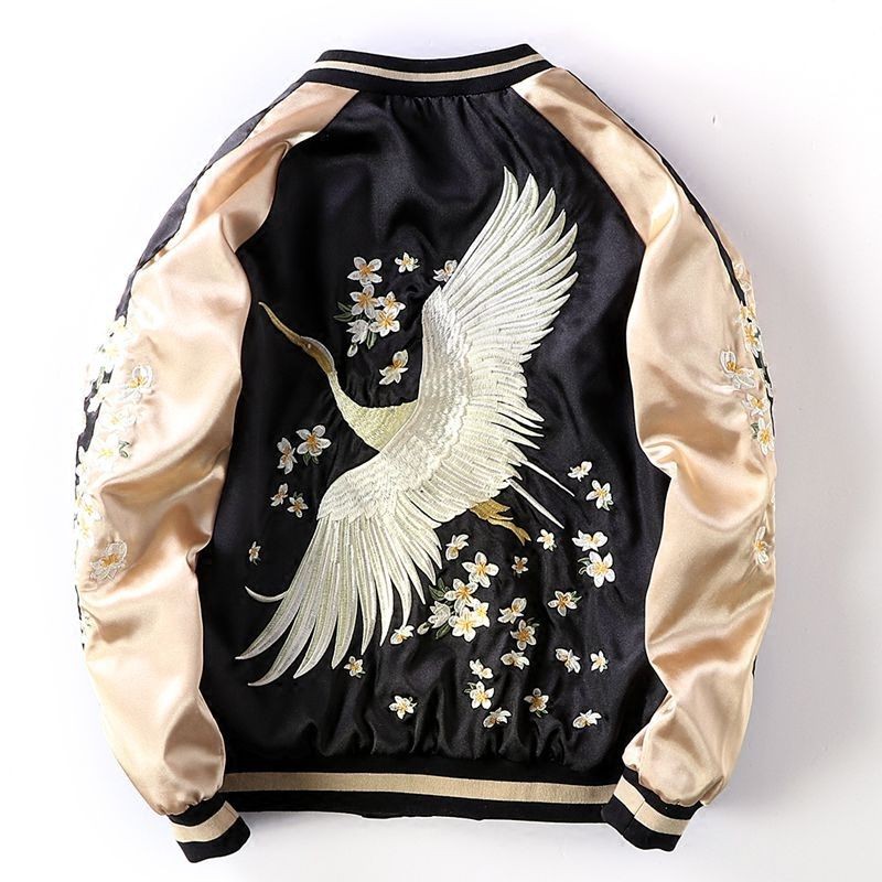 KOREAN STYLE BOMBER JACKET SUKAJAN YOKOSUKA HARAJUKU