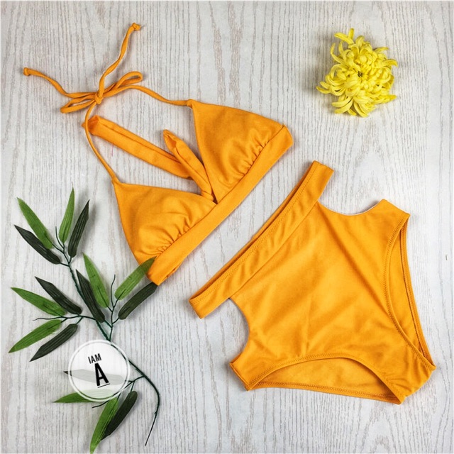 [XẢ HÀNG] Bikini cột dây, cạp cao khoét hông sexy - Hình IAMA chụp | BigBuy360 - bigbuy360.vn