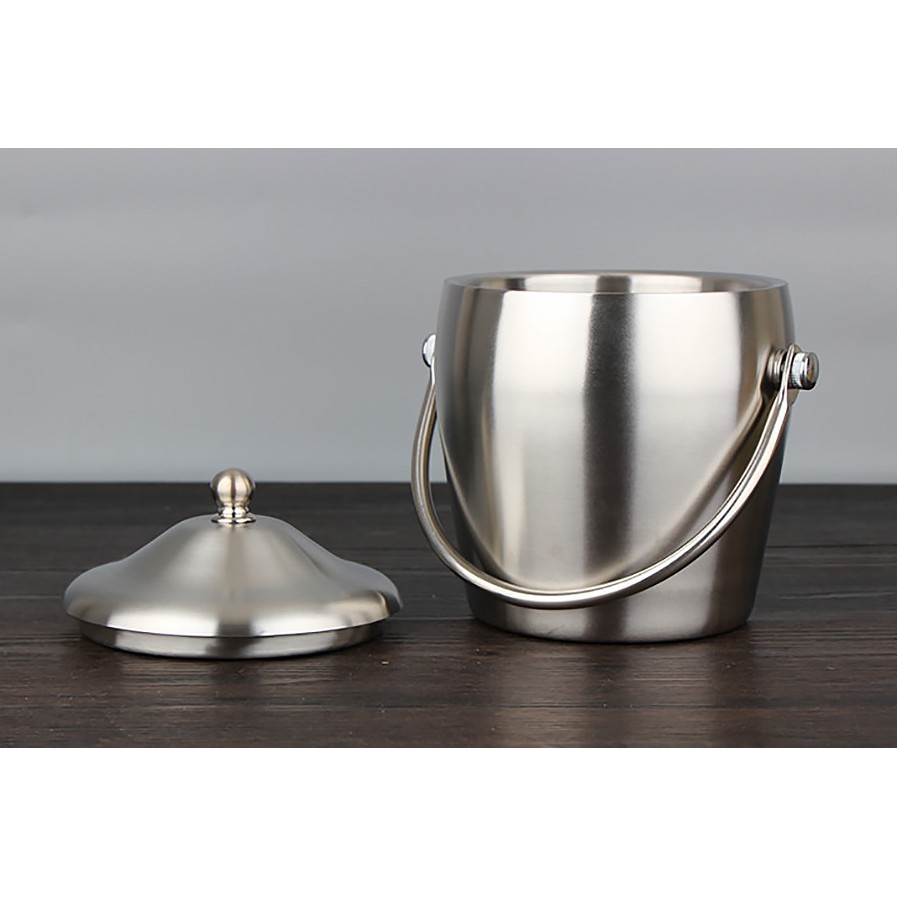 Xô đá 2 lớp cách nhiệt inox 304 có nắp Millai ML5433