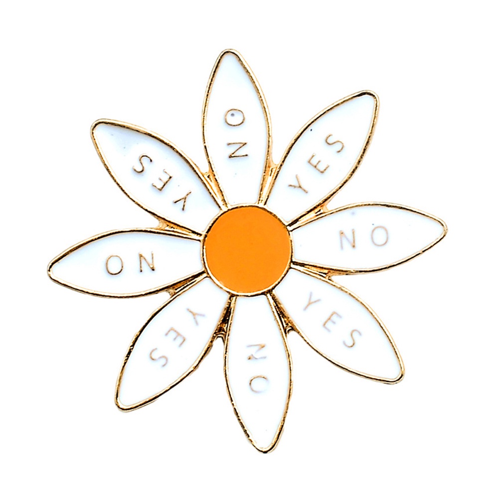 Ghim cài áo trang trí hình bánh pizza/khoai tây chiên/hoa cúc