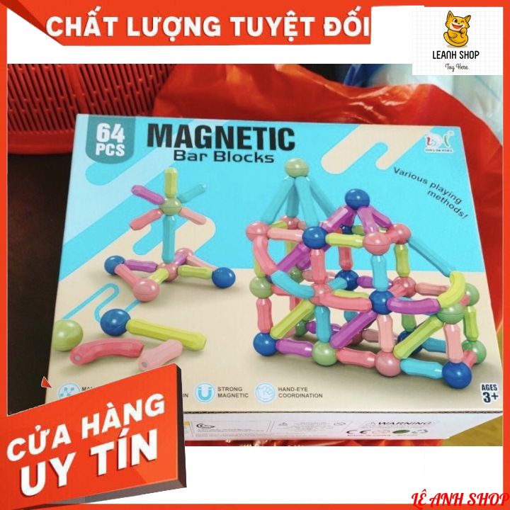 Đồ chơi lego lắp ráp xếp xình nam châm từ tính thông minh cho bé đồ chơi trẻ em phát triển trí tuệ
