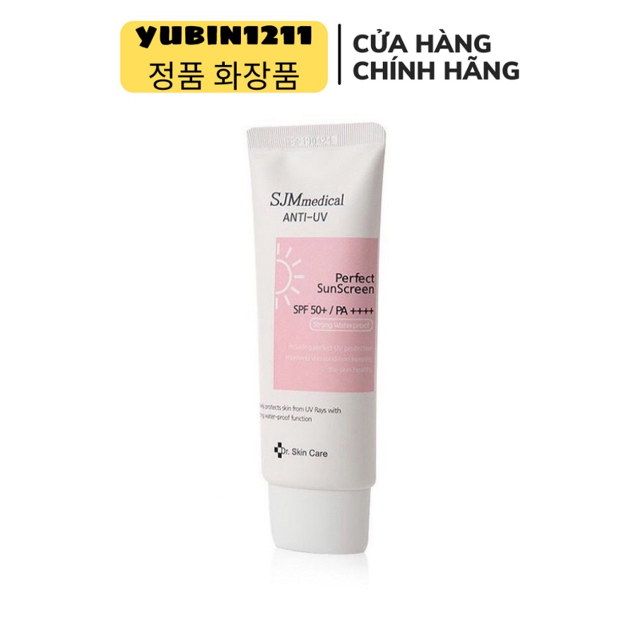 Kem Chống Nắng SJM Medical Anti UV SPF 50 /PA+++ Hàn Quốc - Phù Hợp Mọi Loại Da Dầu Khô Mụn Thường Nhạy Cảm Hỗn Hợp