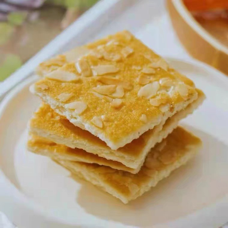 Bánh hạnh nhân healthy ăn kiêng Mamama Đài Loan 256g phù hợp người tiểu đường