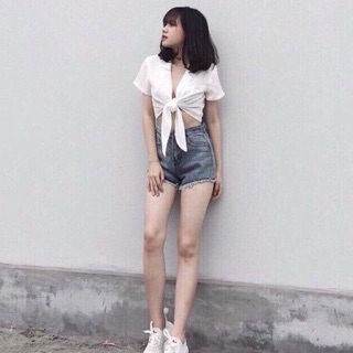 Áo thắt nơ ngực