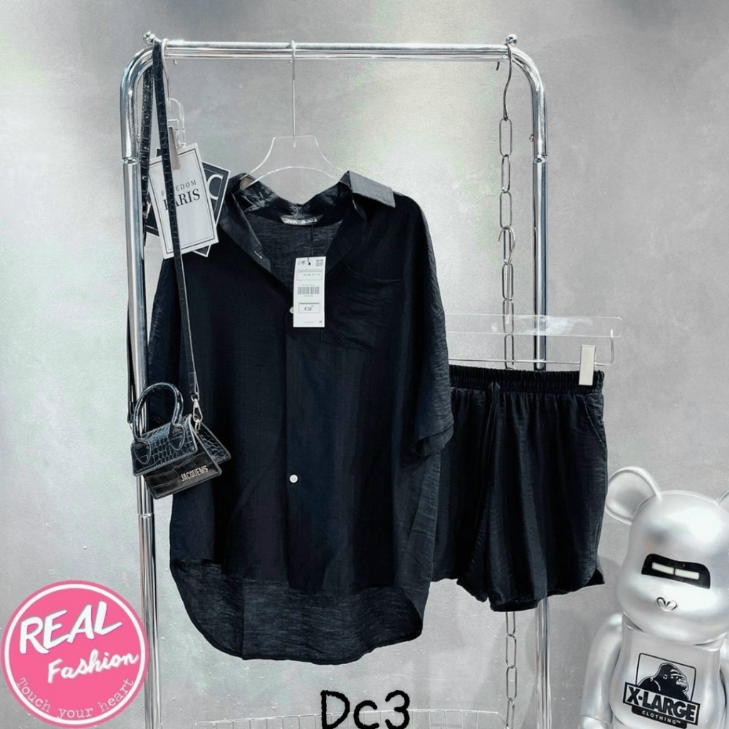 (Free ship) Hàng Về Chưa Bao Giờ Là Đủ Cho Sét Đũi Áo Sơ Mi+ Quần Short Cực HOT UP HHP Fashion